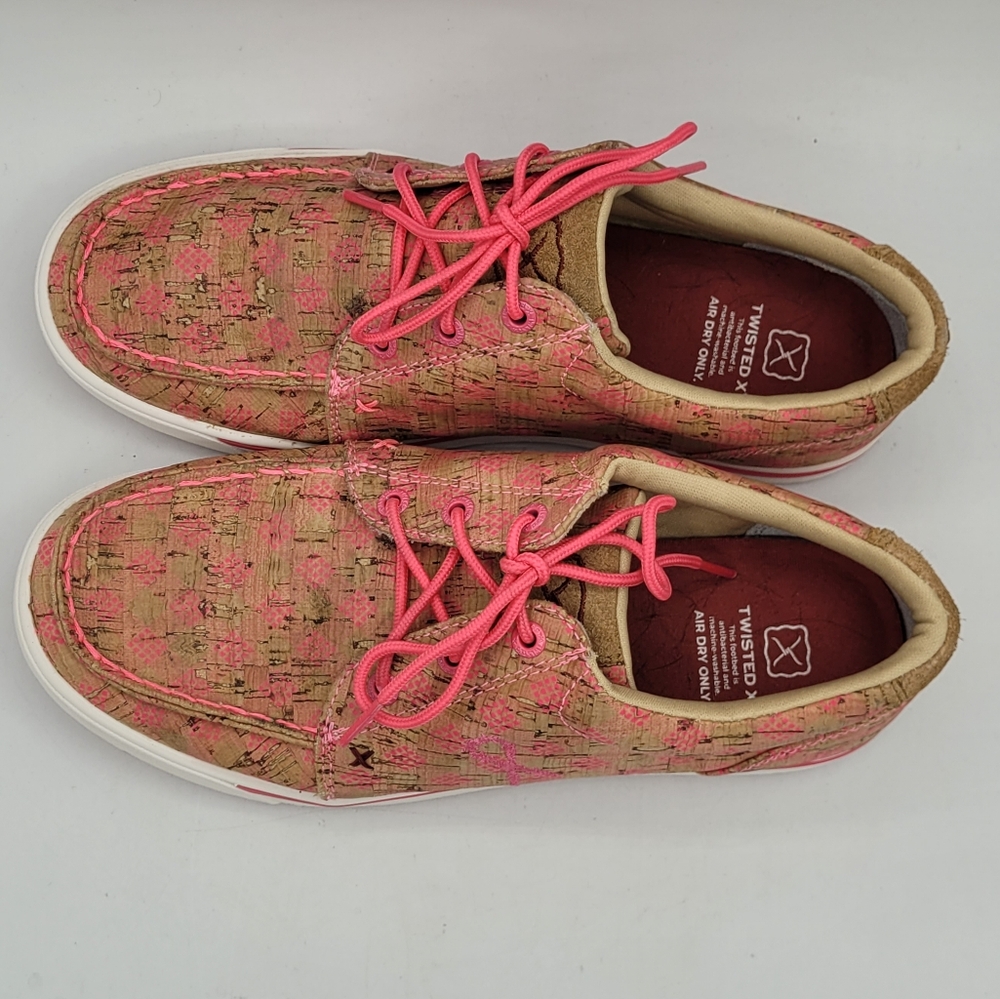 Twisted X Breast Cancer Awareness Shoes Size 8.5 M - Picture 13 of 16